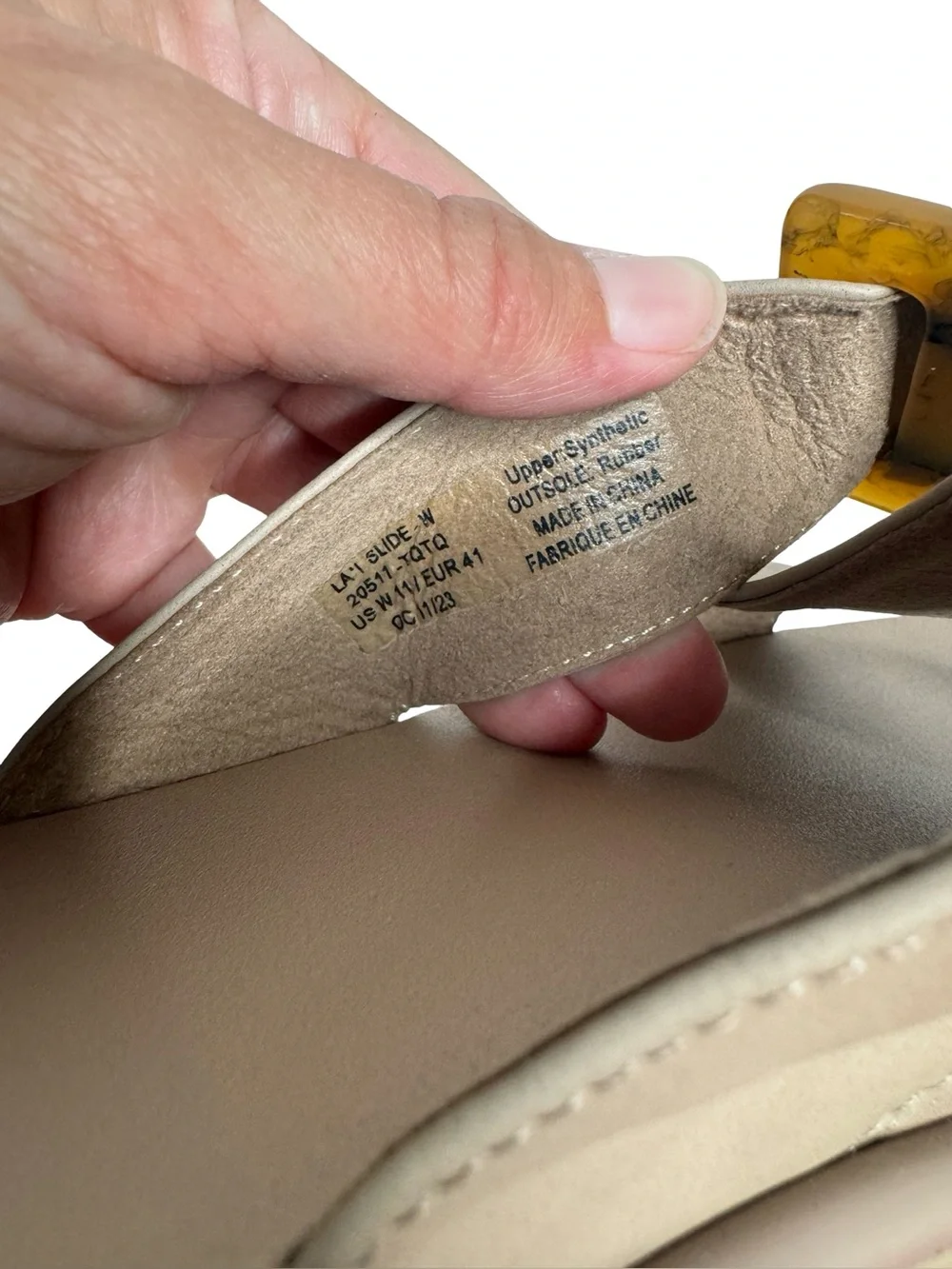 Olukai | La’i Slide Sandal in Taupe 11
